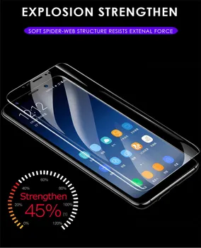 Priekiniai Atgal Screen Protector For Samsung Galaxy S20 Ultra S10 S10e S9 10 Pastaba Lite Plus 9 8 A50 Hidrogelio Kino Silikono Pilnas Draudimas