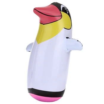 Pripučiamas Žaislas Pingvinas Pingvinas Masažuoklis Vaikų Pinguino Pripučiami Žaislai Gyvūnų Balionas ne didesnis kaip 36 cm Švietimo Pažinimo Žaislai