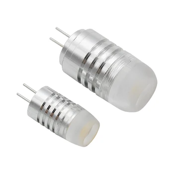 Pritemdomi G4 LED 3W 5W COB Lemputės Aliuminio Didelės Galios Dėmesio DC 12V Pakeisti Halogeninės Lempos Kristalų Liustra Žibintai
