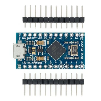 Pro Mikro ATMEGA32U4 5V/16MHZ modulis Su įkrovos tvarkyklę už arduino MINI USB/Micro-USB