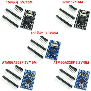 Pro Mini 168/328 Atmega168 5V 16M / ATMEGA328P-MU 328P Mini ATMEGA328 5V/16MHz Už Arduino Suderinama Nano Modulis