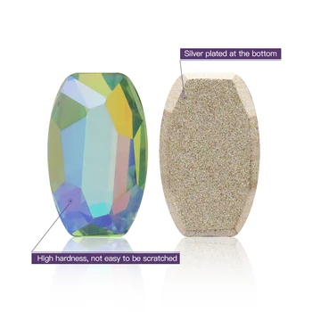 Puikus Kokybės Stiklo kalnų krištolas Pagalvė-kaip Plokšti Atgal Kristalų Nagų Cirkonio Stiklo Masės Apdailos Perfect Nail Art 