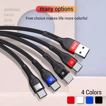 PZOZ c Tipo usb kabelis Redmi 7 pastaba K20 pro spartusis įkrovimas USB c tipo kabelis usb c kabelio greitai įkrauti 