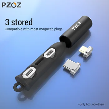 PZOZ Micro USB C C Tipo 8 pin Saugojimo magnetiniame kabelio dėžutės Telefono 