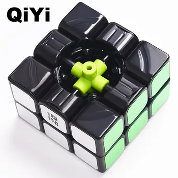 QIYI Magic Cube 2x2x2 3x3x3 4x4x4 Cubo Magico Profesinės Lipdukai & Bright vientisos Spalvos Įspūdį Greitis Kubo Žaislai Vaikams