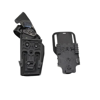 QLS Greito Fiksavimo Sistemos Komplektas Dėklas Adapteris, skirtas Glock 17 Beretta SIG sauer safa Ginklą Atveju Juosmens Irklas, Medžioklės Reikmenys