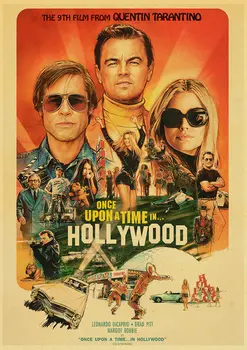 Quentin Tarantino Filmo Kill Bill/pulp Fiction/django Unchained Retro Plakato Kraft Popieriaus, Sienos Plakatai Namo Kambaryje Tapyba