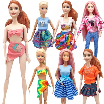 Rankų darbo Apranga, Barbie Lėlės, Drabužiai, Žaislai, Mergaičių maudymosi kostiumėlį Mados Lėlės Priedai Suknelė Žaislai Vaikams, Lėlės Drabužiai