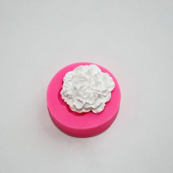 Rankų darbo Bijūnas Gėlių Muilo Silikono Formų 3D Iškilumo Menų Gėlių Modelio Žvakė Padaryti Įrankis Tortas Bakeware Dekoravimo Vestuvių