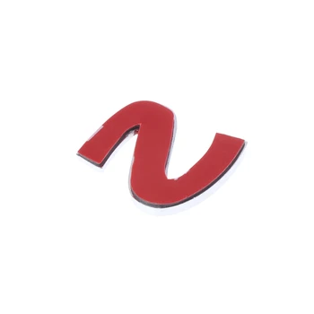 Raudona S Metalo Logotipas Ženklelis Įklija, Infiniti Q50 Q50L Q30 Q70