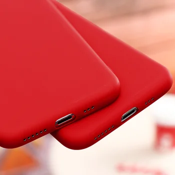 Raudonas Dirželis Atveju iPhone 11 12 Pro X XR XS Max Silikoninis Dangtelis, Skirtas 