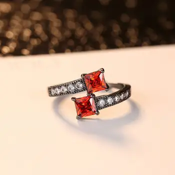 Raundas multi-gręžimo vestuvinis žiedas Lady žiedas Crystal cirkonis žiedas Mados naujų produktų mozaikos Suteiks jūsų draugai-geriausia dovana