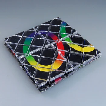 RCtown 8 Plokštės Įspūdį Kubo Galvosūkį Kubeliai Juodoji Magija Lankstymo Įspūdį CubeTwisty Professional Magic Cube Klasikinis Žaislai vaikams