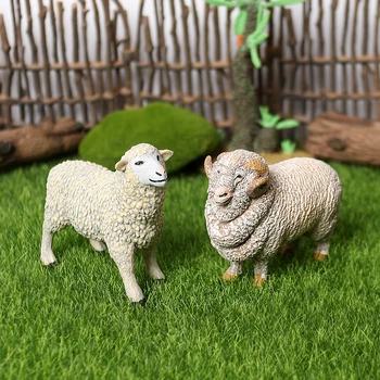 Realus Ūkio Gyvūnų Ožkos Himalajų Avių,juodos avys,Merino avių,Argalis Paveikslas modelis, Švietimo, Mokymo Žaislinės Figūrėlės