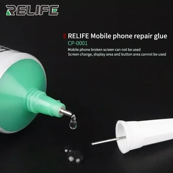 RELIFE Klijai Naujausių Mobiliųjų Telefonų Remontas, Specialių Klijų RELIFE CP-0001 Skaidrus CP-0002 Juoda Klijai Ekrano Rėmo Taisymo Įrankis