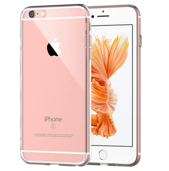 Ricestate Už iPhone6 6s Ultra Plonas Skaidrus Aišku, TPU Case For iPhone 6 6S 4.7 colių Kristalų Atgal Apsaugoti Silikono Telefono Krepšys