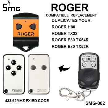 ROGER H80 TX22 ROGER E80 TX54R TX52R Garažo vartų Nuotolinio Valdymo ROGER Nuotolinio Garažo Raktą, popierinės kopijavimo aparatų matricos Vartų Valdymo 433.92 mhz