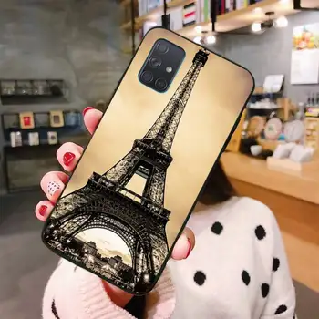 Romantiškas Paryžiaus Eifelio Bokštas Coque Shell Telefono Dėklas Samsung Galaxy A01 A11 A31 A81 A10 A20 A30 A40 A50 A70 A80 A71 A91 A51