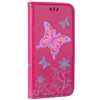 Rose Butterfly Telefono dėklas Skirtas Apple iphone 
