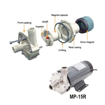 Rotoriaus & Galinio Korpuso Pakeitimo MP-15RM Nerūdijančio Plieno Galvos Magnetinio Ratai Siurblio 25 Vatų