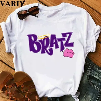 Rožinė Bratz Moterys T-shirt 