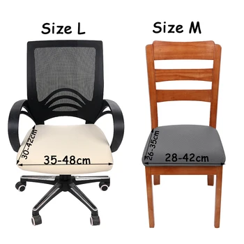 Ruožas Žakardo Kietas Moderni Valgomojo Kėdė Apima Elastinga Spandex Biuro Kėdžių Užvalkalai, Kompiuteris Žaidimas Kėdės Sėdynė Atveju
