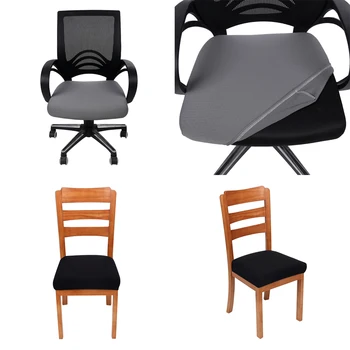 Ruožas Žakardo Kietas Moderni Valgomojo Kėdė Apima Elastinga Spandex Biuro Kėdžių Užvalkalai, Kompiuteris Žaidimas Kėdės Sėdynė Atveju