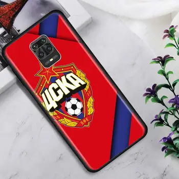 Rusija, PFC CSKA Moscow logotipas Telefoną Atveju Xiaomi Redmi Pastaba 8T 8 9 Pro 9S 6 6A, 7, 7A 8A 9A 9C K30 Pro 5G Minkštas Atvejais Dangtis
