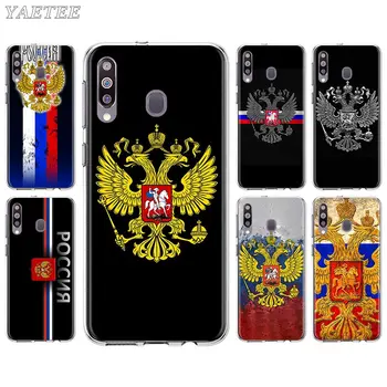 Rusija rusijos Vėliavos Herbas Telefono dėklas Samsung Galaxy M11 M21 M31 M51 M10 M20 M30 M40 A7 A9 A51 A71 A50 A70 Minkštas Viršelis