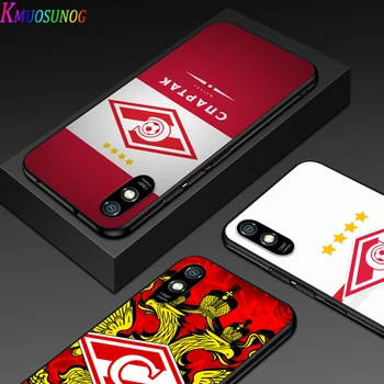 Rusijos Maskvos futbolo Xiaomi Redmi 10X Pro 5G 9C 9A 9 EIKITE K20 8A 8 7A 7 S2 6A 6 5 5A 4X Pro Ryškiai Juoda Telefono dėklas