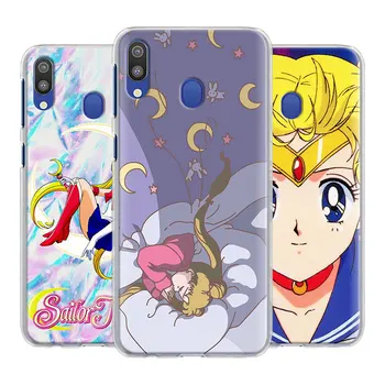 Sailor Moon Telefono dėklas Samsung Galaxy A50 A70 A51 A71 A10 A10s A20s A30 A40 A11 A21s A31 A41 Hard Cover