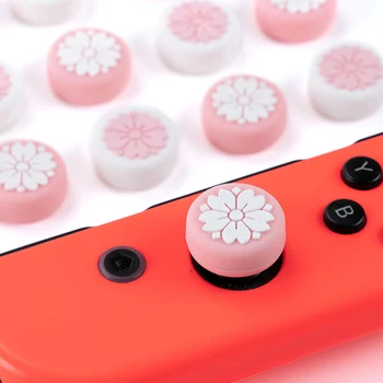 Sakura Silikono Nykščio Spaustuvai, Skirti Nintendo Jungiklis JoyCon Valdytojas Atveju Kreiptuką Padengti Rokeris Bžūp Nintendo Jungiklis Priedai