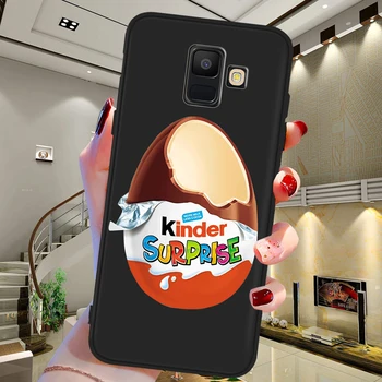 Saldainiai, Šokoladas Kinder Joy surprise kiaušinių Case for Samsung Galaxy A3 A5 A6 A7 A8 A9 A10 A30 A40 A50 A70 A80 J4 J5 J6 J7 J8 Plius