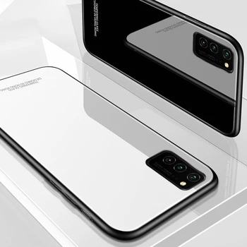 Samsung Galaxy A31 Atveju Prabanga Sunku Grūdintas Stiklas Apsauginis galinis Dangtelis Atveju, samsung galaxy A41 A31 telefono apvalkalas