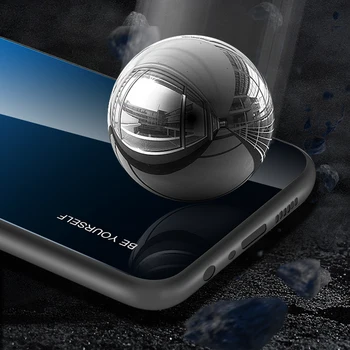 Samsung Galaxy A40 Atveju Prabanga Sunku Grūdinto Stiklo Nuolydis Apsaugoti Padengti Atveju 