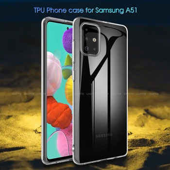 Samsung Galaxy A51 A71 Padengti Ultra-Plonas Skaidrios TPU Silikoninis Telefono dėklas Samsung Galaxy A51 A71 5G A11 A31 Dangtis