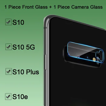 Samsung Galaxy S10 plius S10e Apsauginis stiklas Screen Protector, S 10 s10plus 10S 10e 10es sam 3D Lenktas Grūdintas Stiklas lapas