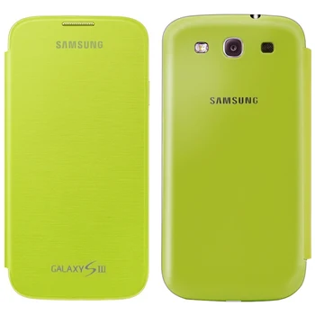 Samsung S3 Flip Case Cover Originalus Galaxy SIII S 3 i9300 antidetonaciniai Anti pirštų Atspaudų Proctect Fotoaparatas