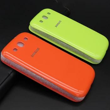 Samsung S3 Flip Case Cover Originalus Galaxy SIII S 3 i9300 antidetonaciniai Anti pirštų Atspaudų Proctect Fotoaparatas