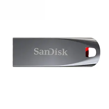SanDisk USB 2.0 Flash Drive CZ71 Mini Pendrive 8GB/16GB/32GB/64GB High Speed Memory Stick Pen Ratai U Disko Saugojimo Įrenginys, VNT