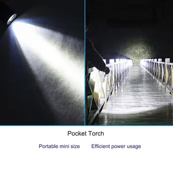 Sanyi Mini Žibintuvėlis Darbo Inspekcijos Šviesos Nešiojamų Penlight 1 Perjunkite Režimo LED techninės Priežiūros Rankoje Deglas Kišenėje Lempos Naudoti AAA