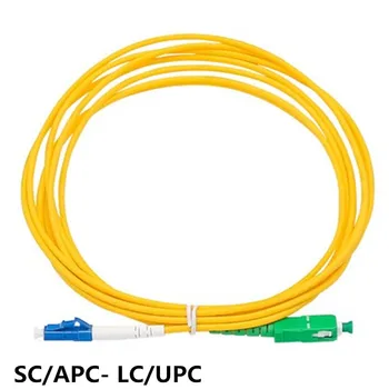 SC/APC, kad SC FC/LC/ST UPC vienos rūšies single core 3 M, 5 M, 10 m 20m 30m pluošto megztinis su uodega