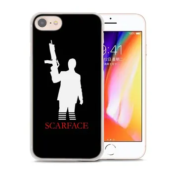 Scarface Krikštatėvis Atvejais dangtelis Apple iPhone 12 11 Pro MAX 7 8 Plus X XS XR XS MAX 5 5S 6 6S Raštas Sunku Telefono dėklas coque