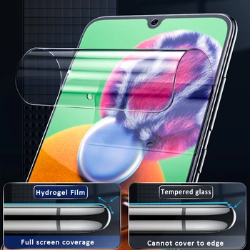 Screen protector for Samsung Galaxy M31S M 31S kamera hidrogelio apsauginės plėvelės Samsung M31 S M 31 S samsun M31S stiklo plėvelės