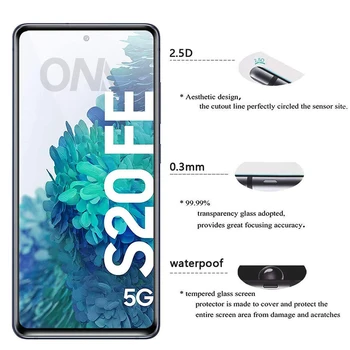 Screen Protector for Samsung Galaxy S20 FE 5G 6.5 Grūdintas Stiklas Visišką Apsaugą, Stiklo Plėvelė Samsung Galaxy S20 Lite