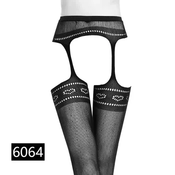 Seksualus Apatinis Trikotažas Moterims Juoda Sexy Juostele Elastinės Kojinės, Žvejybos Tinklas Kojinės Šlaunies Sheer Pėdkelnės Siuvinėjimo Pėdkelnės Multi Stilius