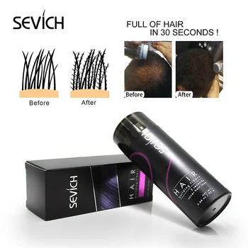 Sevich 25g Plaukų Keratino Skaidulas, Sustorėjimas Aplikatorių Spray Plaukų Pastato Skaidulas, Plaukų Slinkimas Produktų Momentinių Atauga Milteliai
