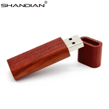 SHANDIAN Užsakymą Mediniai bambuko USB 