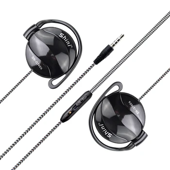 Shini Q140S 3.5 mm Laidines Ausines HIFI Stereo Metalo Ausinės, Heavy Bass Rankų įrangą ant ausies Reguliuojamas Mikrofonas telefono