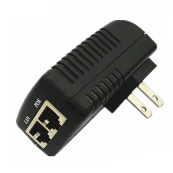 Sienos Kištukas 48-V-0.5 Poe Injector Ethernet Adapter Ip Telefono Fotoaparato Maitinimo Šaltinis